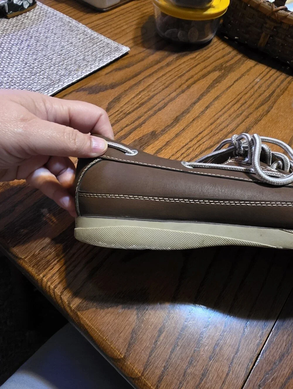 David Stone Boat Shoes Brown Size 11
